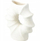 Vazo dekorative Home Styling Collection MURI, porcelan, 21 x 7 x 23.5 cm, e bardhë