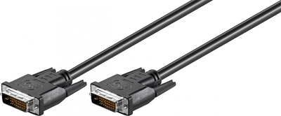Kabllo DVI Goobay 50851, DVI-D Dual Link, 2 m, e zezë