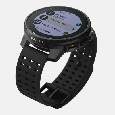 Orë sportive Suunto Vertical Solar SS050978000, GPS, me karikim solar, e zezë