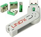 Kapak mbrojtës për USB Lindy + Key, 4 copë