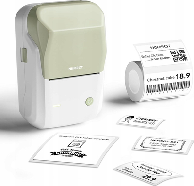 Printer etiketash NIIMBOT B1, wireless, Bluetooth, jeshil