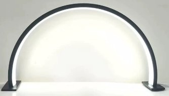 Lampë kozmetike ZD193A, 39cm, 20W, e zezë