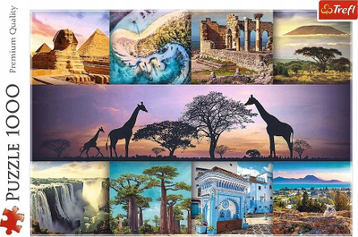 Puzzle Trefl Africa, 1000 copa, shumëngjyrësh