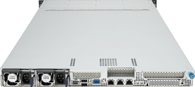 Server rack ASUS RS500A-E12, 1U, 4 bay NVMe, ngjyrë argjendtë