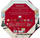 Set adenti Debenhams Yankee Candle Advent Wreath, 24 qirinj me erë, dekor festiv, shumëngjyrësh
