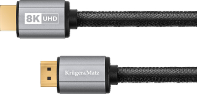 Kabllo HDMI Kruger&amp;Matz KM1266, 3m, HDMI 2.1, e zezë