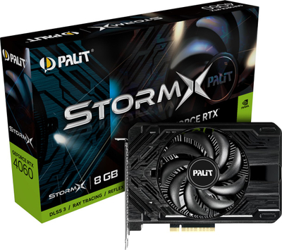 Kartë grafike PALiT NVIDIA GeForce RTX 4060, 8 GB GDDR6, NE64060019P1-1070F