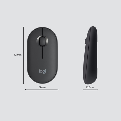 Set tastierë dhe maus Logitech MK470, 2.4 GHz, 1000 DPI, të zeza
