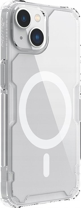 Kollë telefoni Nillkin Nature Pro Magnetic për iPhone 14 Plus, përputhet me MagSafe, transparente