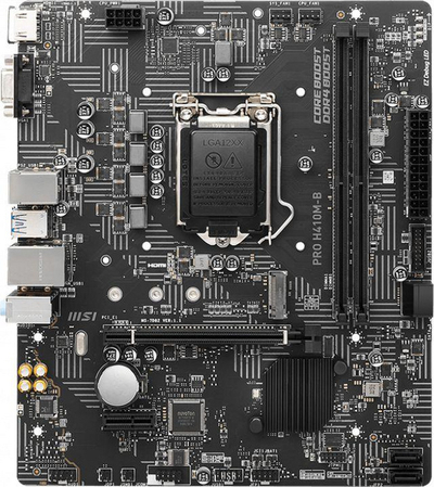 Pllakë amë MSI PRO H410M-B