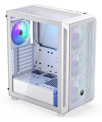 Korpi për PC EY2A018 Arx 500, ATX, ARGB, i bardhë