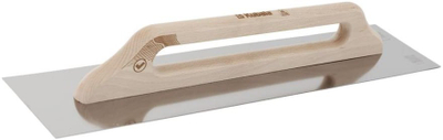 Mistri KUBALA inoks, 130x580 mm, me dorezë druri