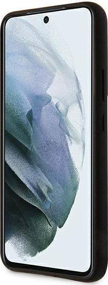 Kapak telefoni Ferrari FESSIHCS22MBK On Track Silicone për Galaxy S22 Plus S906, silikon, i zi
