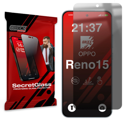 Xham mbrojtës GrizzGlass SecretGlass, Oppo Reno15, mat