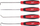 Set grepsh Milwaukee Hook and Pick, 4", çelik i kromuar, 4 copë, kuqe e zezë