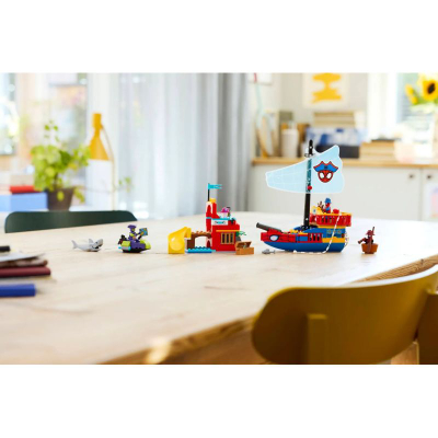Lodër ndërtimi LEGO Marvel Team Spidey Pirate Ship 11208, 201 pjesë, 4+