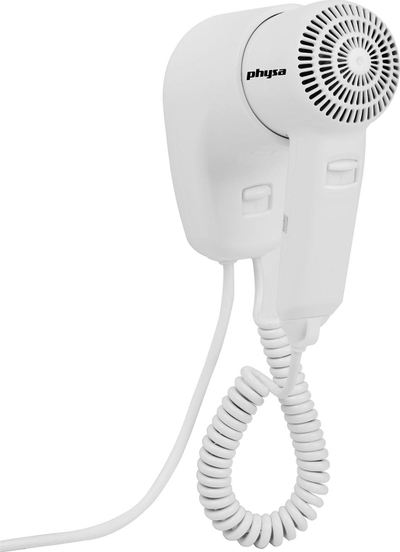 Tharëse flokësh muri Physa Purus, 1200W, me kabllo spiral, e bardhë