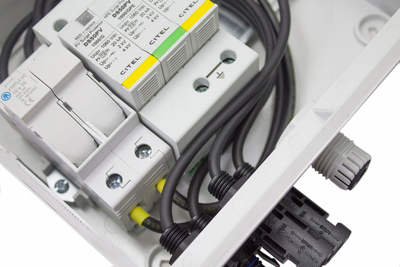 Kuti lidhëse fotovoltaike Hensel KV PV DC2 B 600001C, Type 2 DC, IP65, e bardhë