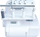 Makinë qepëse overlock Guzzanti GZ 325, 2 3 4 fije, 12 lloje qepjesh, e bardhë