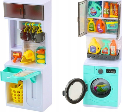 Сет играчка бања 4 во 1 Bathroom Play Set, со аксесоари, 35x26x8cm, шарен