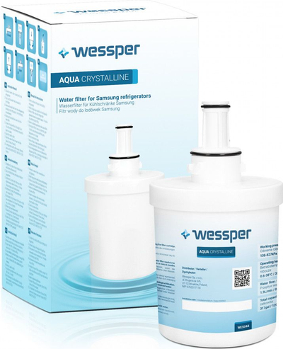 Филтер за вода за фрижидер Wessper Aqua Crystalline HAFIN2, замена за Samsung, бел