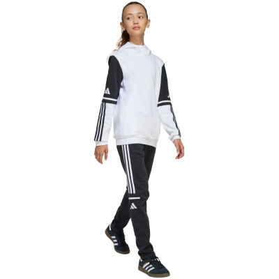 Дуксер со капуљача Adidas Squadra 25 Sweat Hoody Jr JD4807, памук, за деца, црна