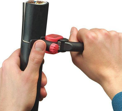 Prerëse kabllosh Knipex 16 40 150, deri 25 mm, 150 mm, e zezë