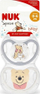 Biberon qetësues NUK Space Disney Winnie the Pooh, silikon, 0 6 muaj, set 2 copë