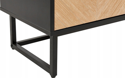 Kabinet Beliani ALASKA, MDF, stil skandinav, i zi me dru natyral