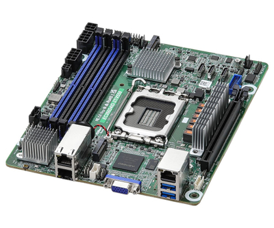 Pllakë amë serverike ASRock Rack EC266D4ID-2T/X550, DDR5 ECC, 10GbE, e gjelbër