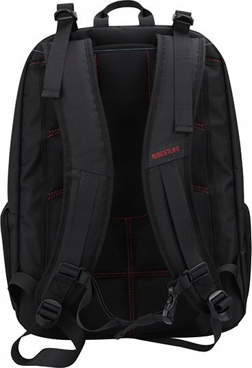 Çantë shpine Bestlife Assailant, për notebook 17\", najlon, e zezë