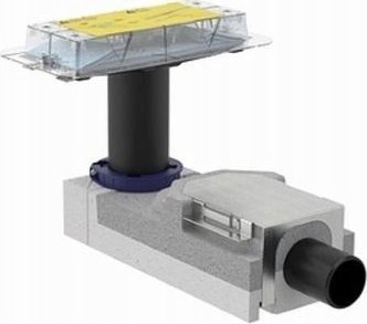 Set instalimi para muri Geberit CleanLine, për kanal dushi, lartësi dyshemeje 9-20 cm, gri