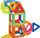 Lodër magnetike për ndërtim Magformers Challenger Set, 30 copa, shumëngjyrëshe