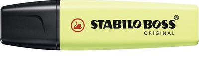 Marker Stabilo Boss Pastel 70/133, majë e theksuar, ngjyrë limon pastel