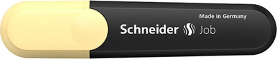 Marker nënvizues Schneider Job Pastel, 1-5mm, ngjyra vanilje