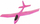 Avion lodër Eddy Toys Styrofoam Plane, 84cm, shkumë polistireni, i kuq