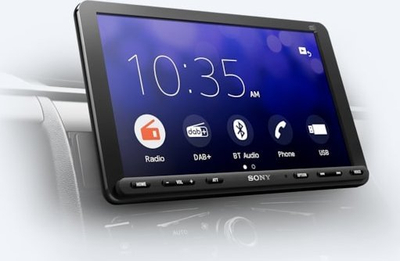 Radio makine Sony XAV-AX8050D, ekran 9", DAB+, Apple CarPlay, e zezë