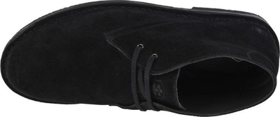 Çizme Lumberjack Desert Boot për burra, lëkurë zamš, të zeza