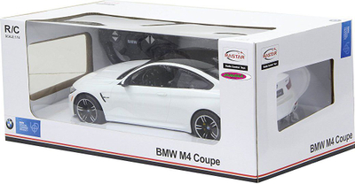 Makinë me telekomandë Jamara BMW M4 Coupe, shkalla 1:14, 40MHz, e bardhë