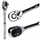 Çelës me klico Steel C8421, 3/8", 72 dhëmbë, krom argjendtë