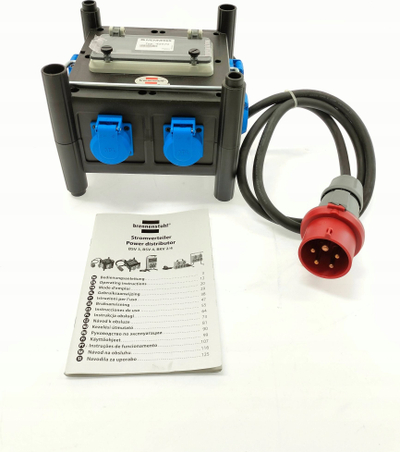 Zgjatues fuqie Brennenstuhl 1153690600, 7 dalje AC, 2 m, i zi blu