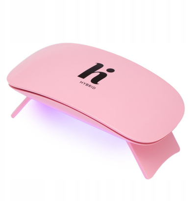 Lampë manikyri Hi Hybrid Mini UV LED, 6W, USB C, rozë