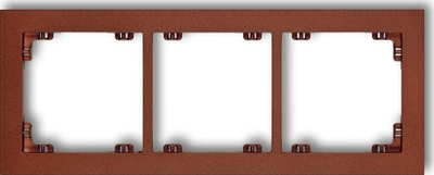 Kornizë trefishe Karlik Deco, ngjyra Metallic Brown (9DR-3)