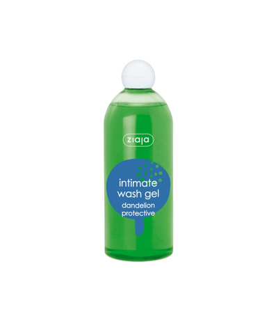 Xhel intim Ziaja Dandelion Protective, për të reja, 500 ml, transparent jeshil