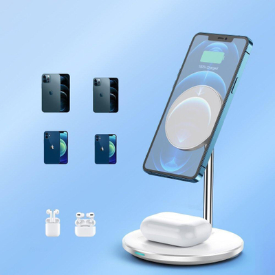 Karikues wireless Choetech T581-F, 15W, MagSafe, argjendtë
