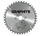 Teh rrethor Graphite 55H605, 180x30mm, 60 dhëmbë, gri grafit