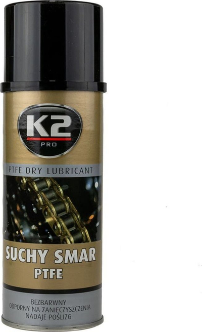 Spray lubrifikant K2 W120 PTFE, 400ml, me spërkatje