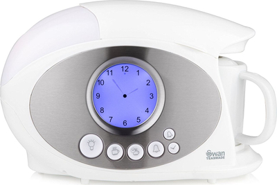 Aparat çaji me alarm Swan STM200N, 600ml, i bardhë
