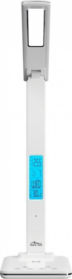 Llambë tavoline Media-Tech LEDITOU MT222, LED, karikues wireless 15W, e bardhë