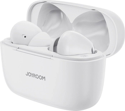 Kufje wireless in ear Joyroom Jbuds JR-BC1, Bluetooth, me kuti karikimi, të bardha